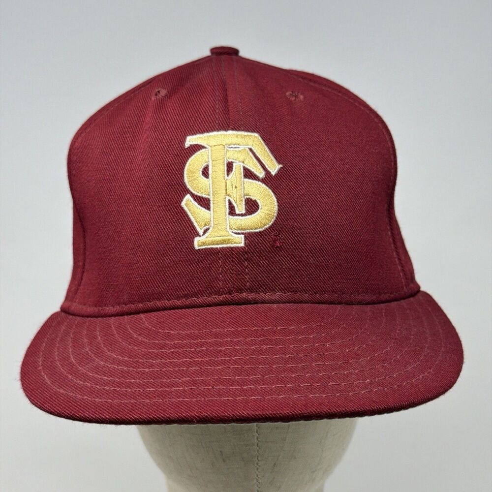 Vintage Nike Pro Line FSU Seminoles Hat 7 1/4 Made USA Maroon Gold Cap